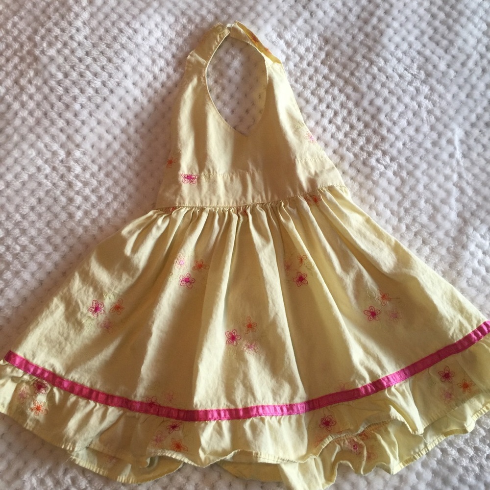 Spring halter dress. 18 months.